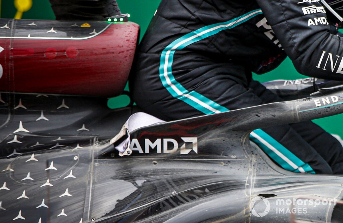 Détail de la Mercedes-AMG F1 W11