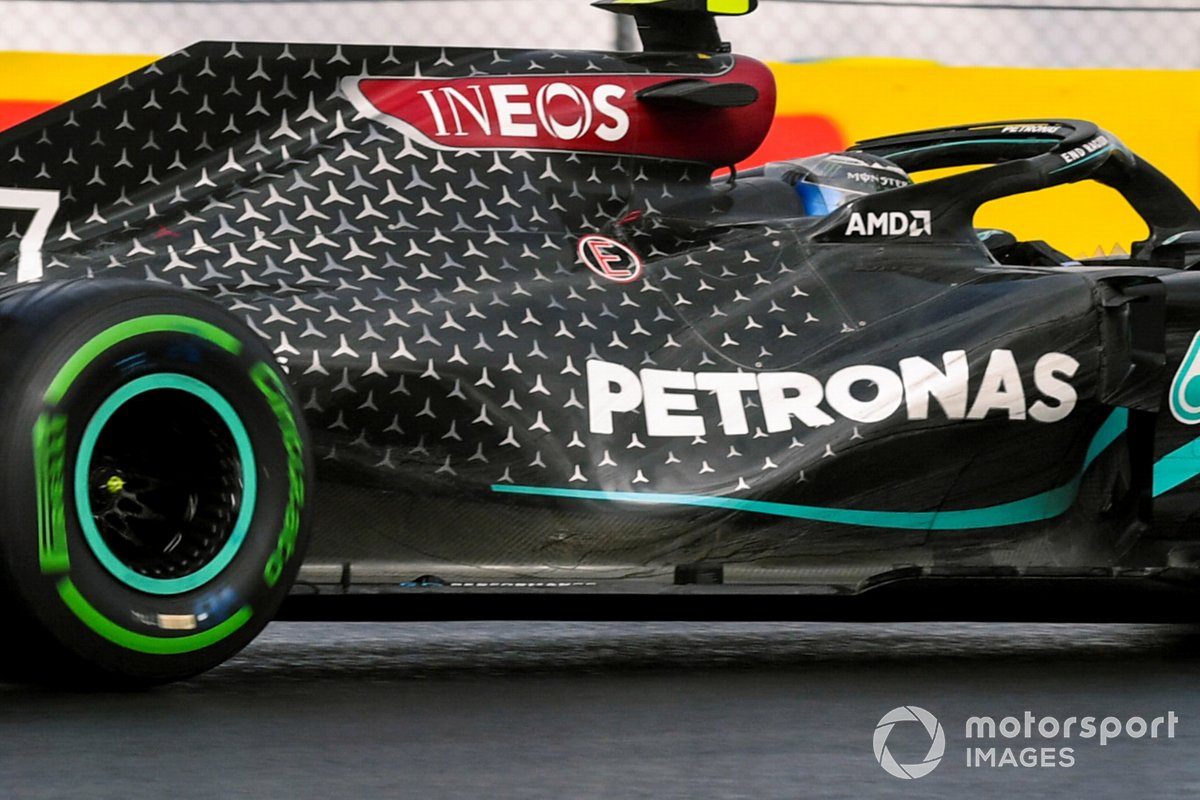 Détail de la Mercedes F1 W11