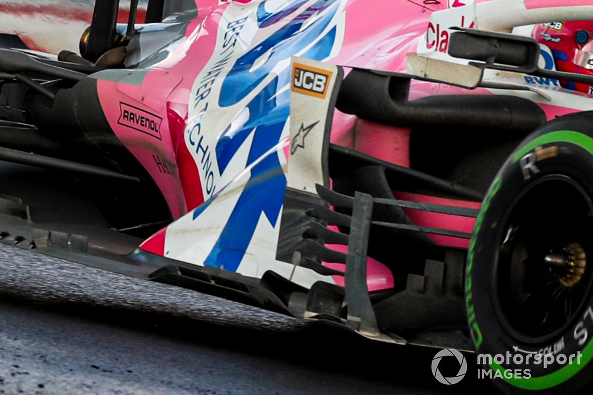 Détail des sidepods du Racing Point RP20