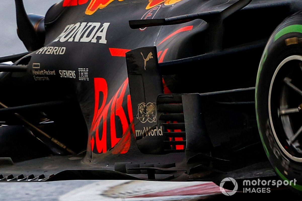 Détail des sidepods de la Red Bull Racing RB16