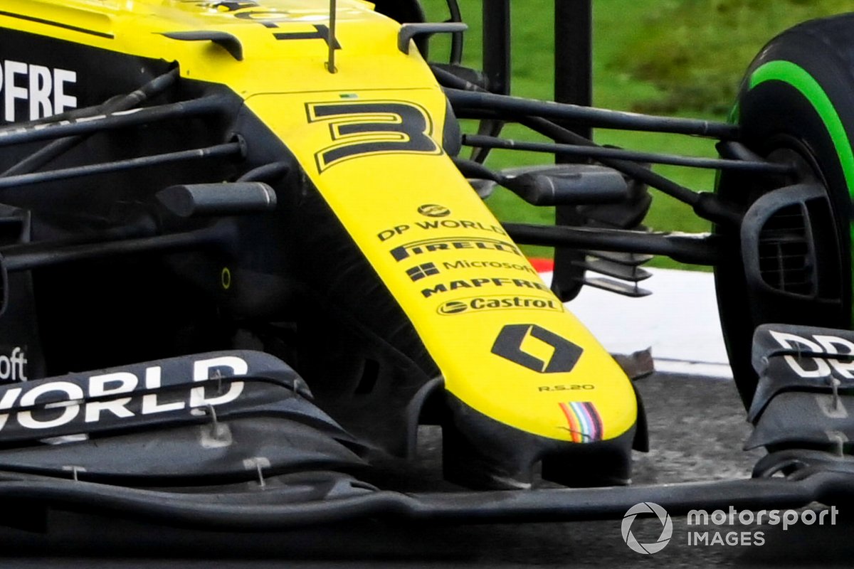 Détail du nez de la Renault F1 Team RS20
