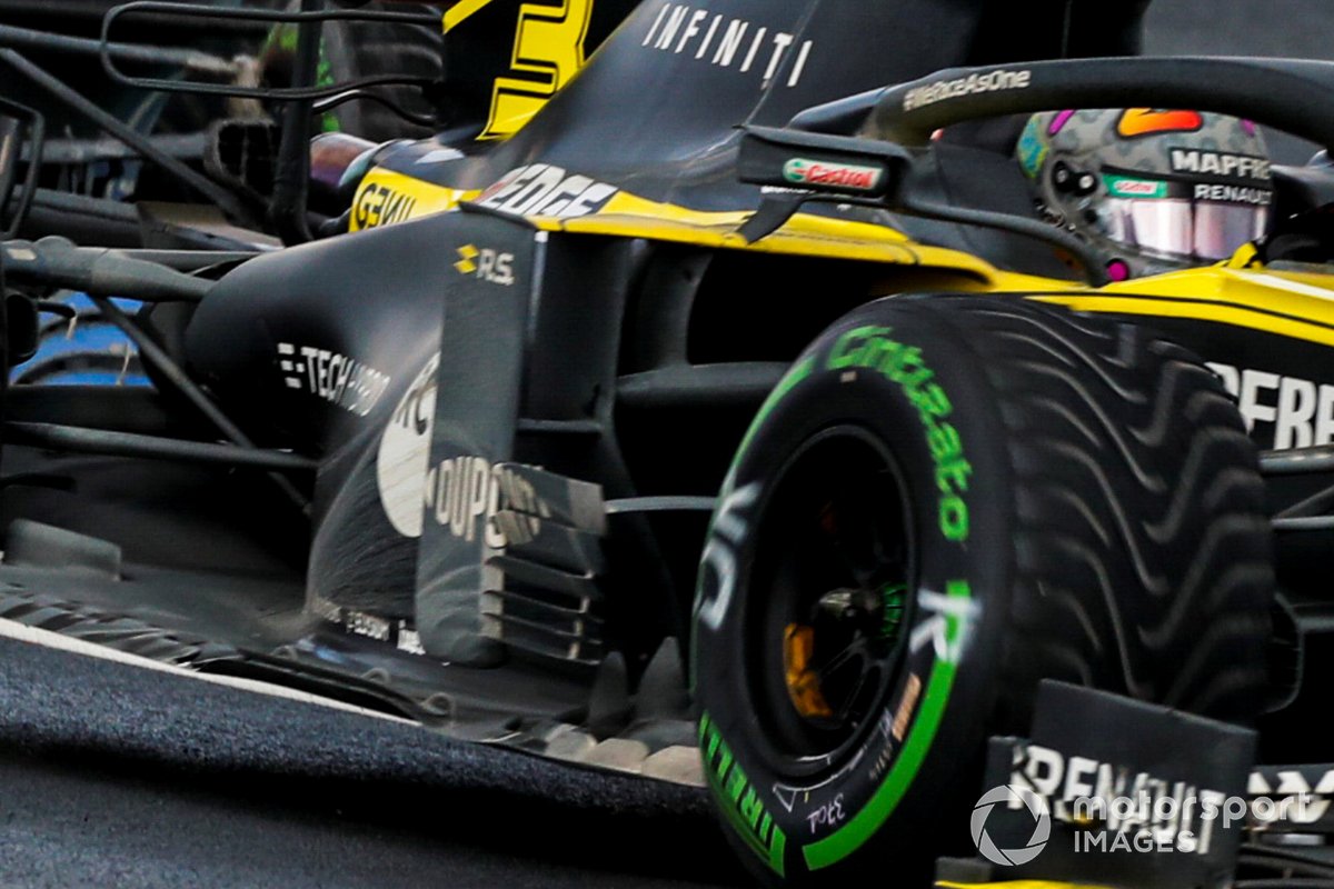 Détail des sidepods du Renault F1 Team RS20