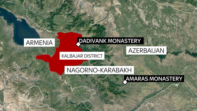 Le monastère de Dadivank passera aux mains des Azerbaïdjanais mercredi