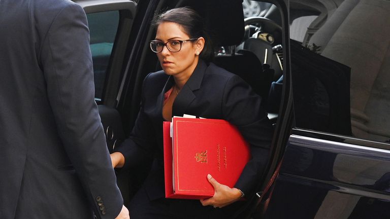  Ministre de l'intérieur Priti Patel 