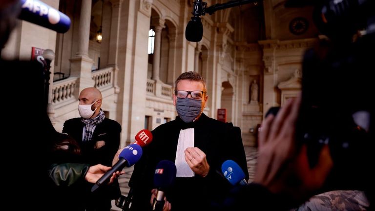 L'avocat français Thibault de Montbrial représente les soldats américains qui ont aidé à déjouer une attaque terroriste contre un train Amsterdam-Paris en 2015 Photo: Thomas Coex / AFP