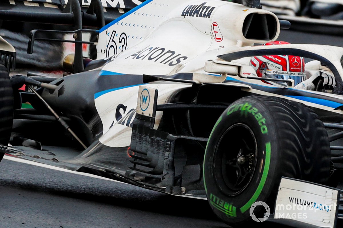 Détail des sidepods de la Williams FW43