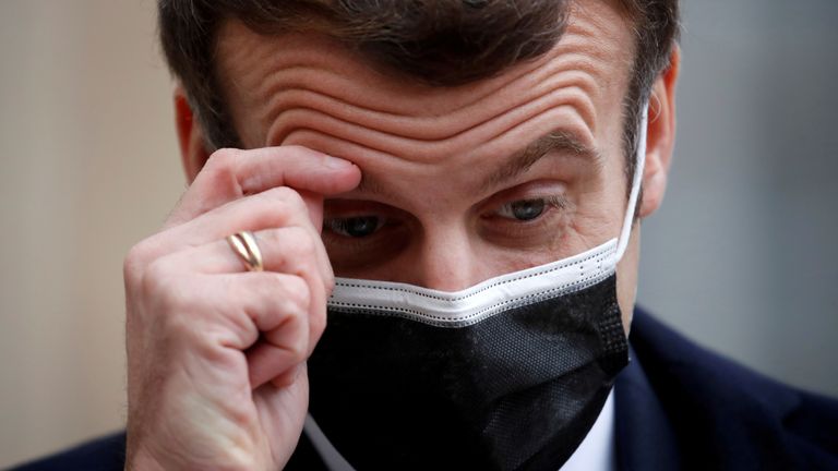 Le président français Emmanuel Macron