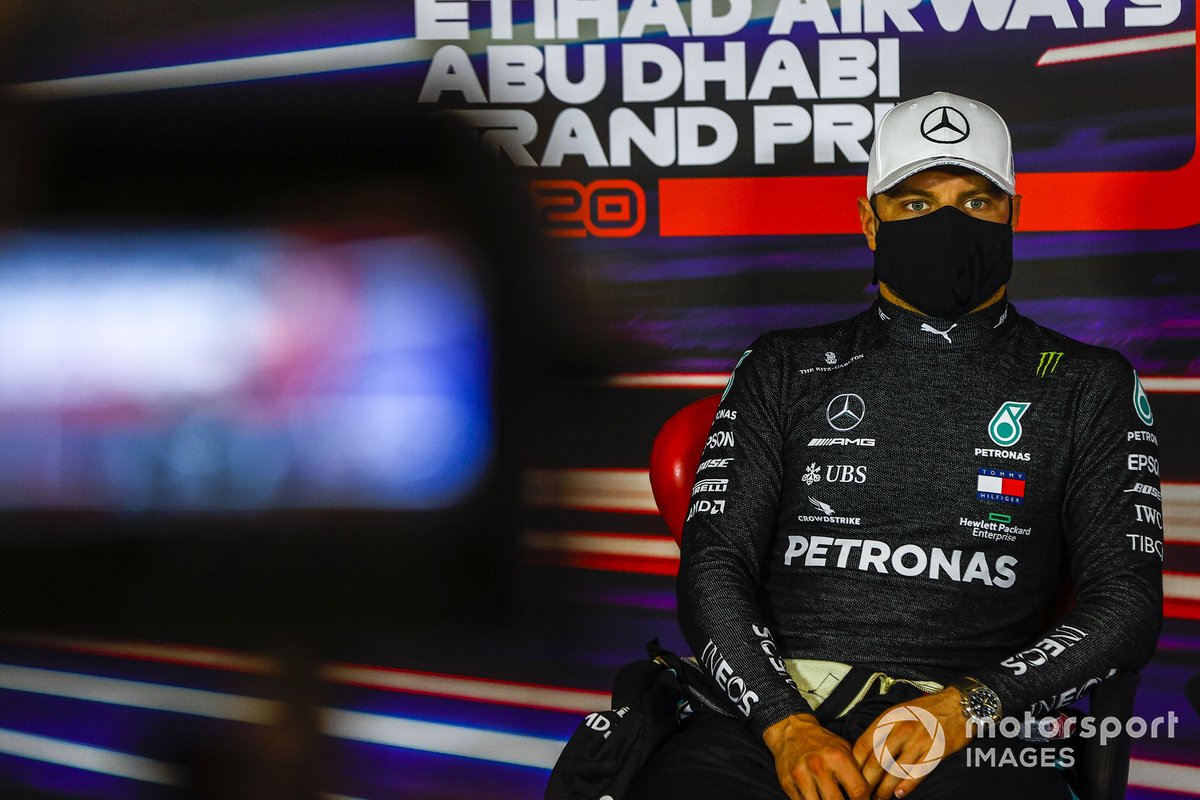 Valtteri Bottas, Mercedes-AMG F1, 2e position, en conférence de presse