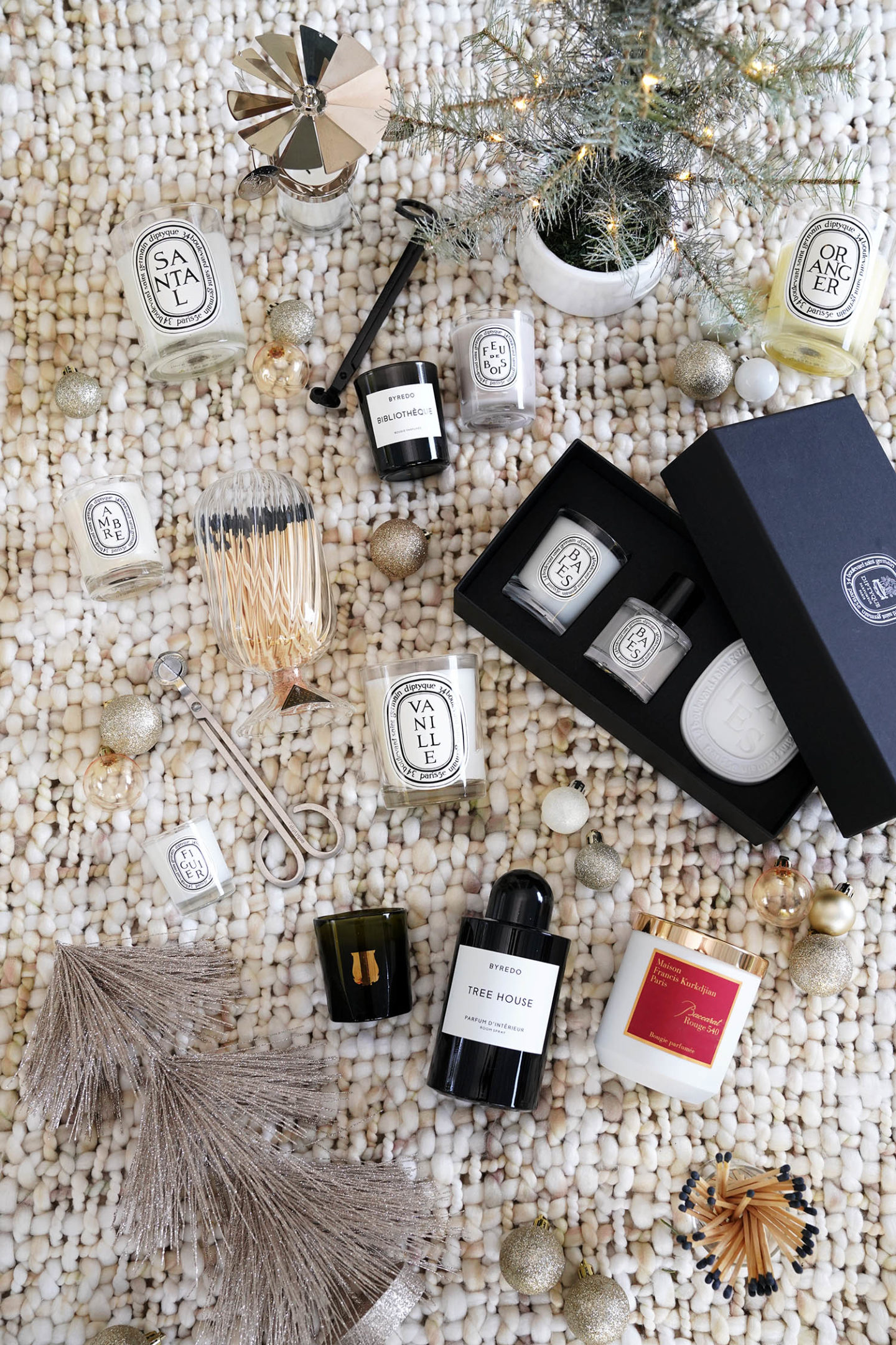 Best Holiday Candles Diptyque, Byredo, Maison Francis Kurkdjian | Le Lookbook Beauté