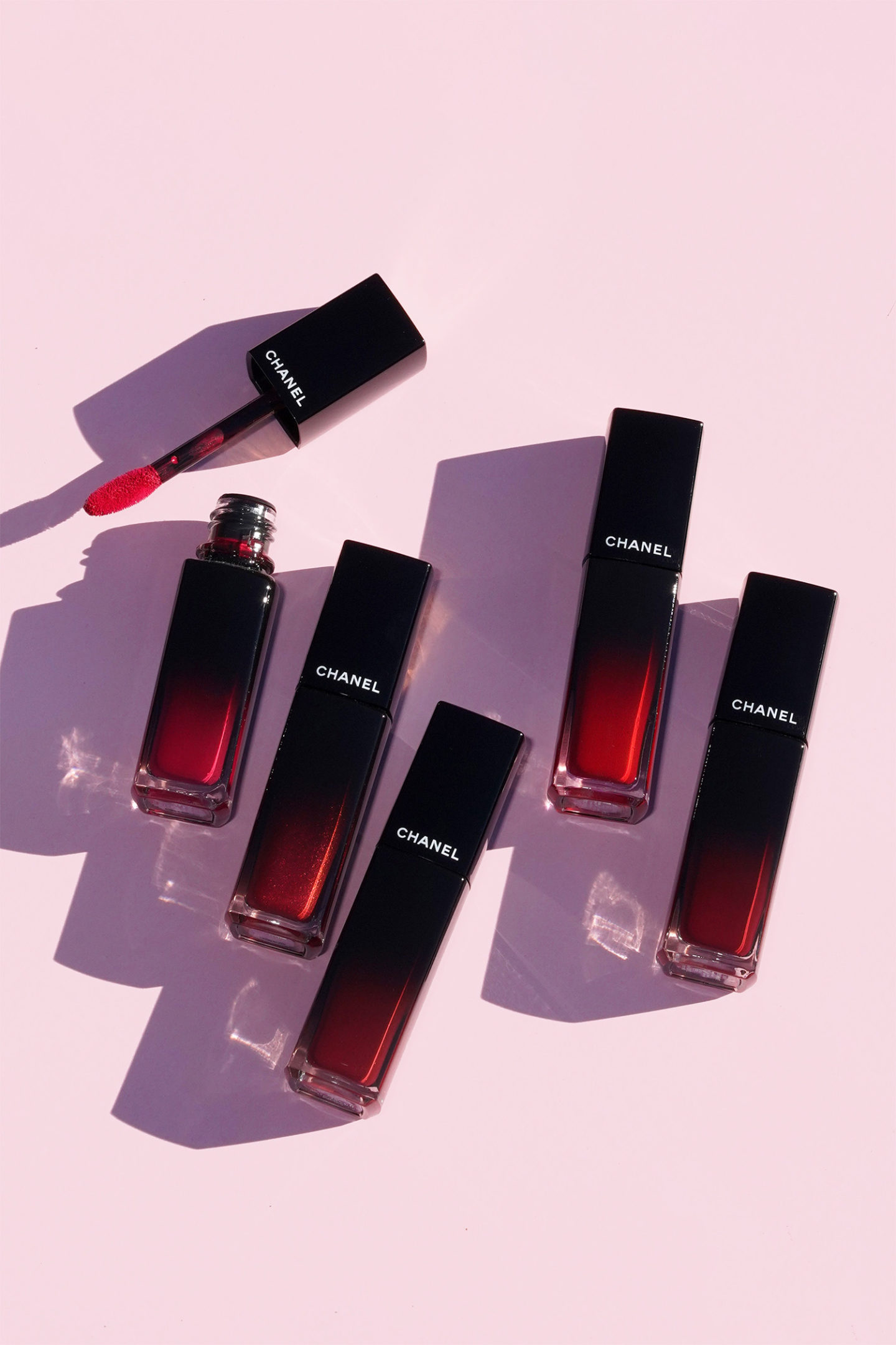 Chanel Rouge Allure Laque 70 Immobile, 71 Mythe, 72 Iconique, 73 Invincible, 74 Experimente