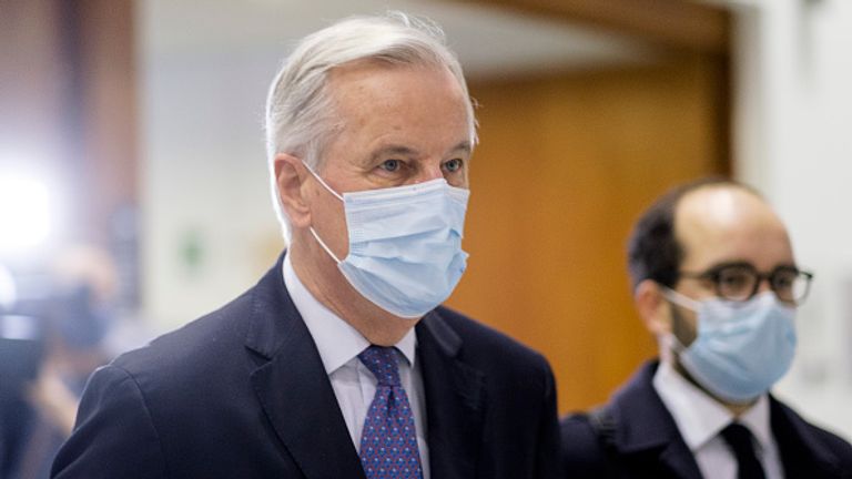 Michel Barnier a rencontré David Frost dimanche à Bruxelles