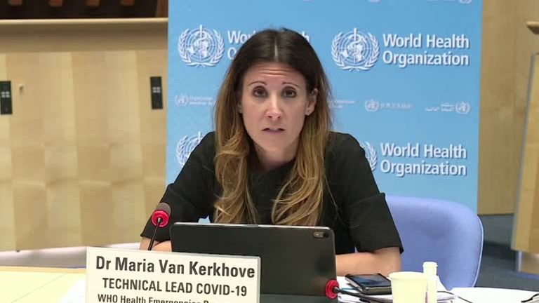 Maria Van Kerkhove, responsable technique COVID-19 du programme OMS pour les urgences sanitaires