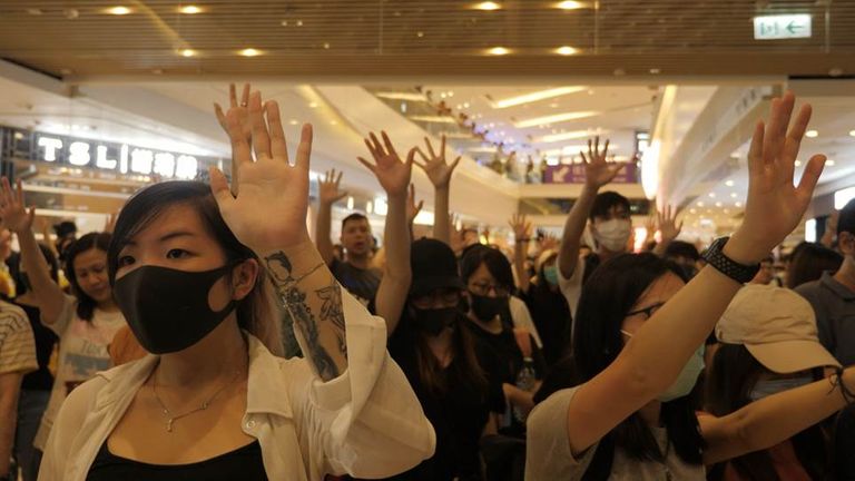 Des manifestations pour la démocratie ont éclaté à Hong Kong l'année dernière