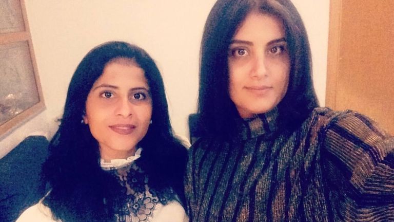 Loujain al-Hathloul et Lina al-Hathloul