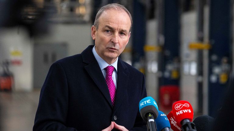 Le Premier ministre irlandais Micheal Martin a déclaré que les négociations avaient atteint la `` fin du match ''