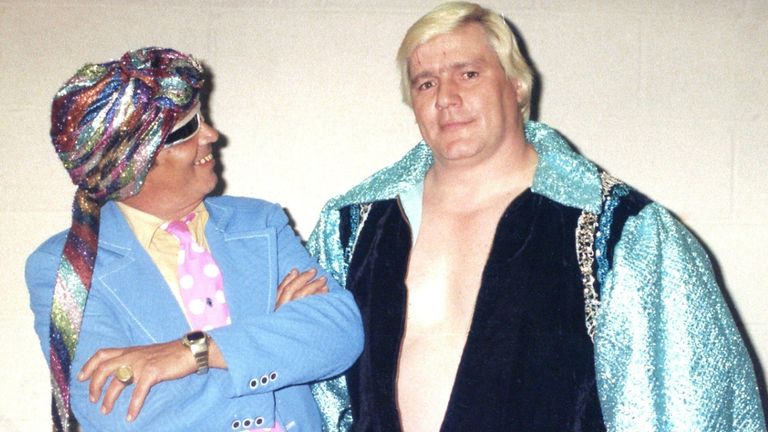 Pat Patterson avec The Grand Wizard (Ernie Roth) en 1979