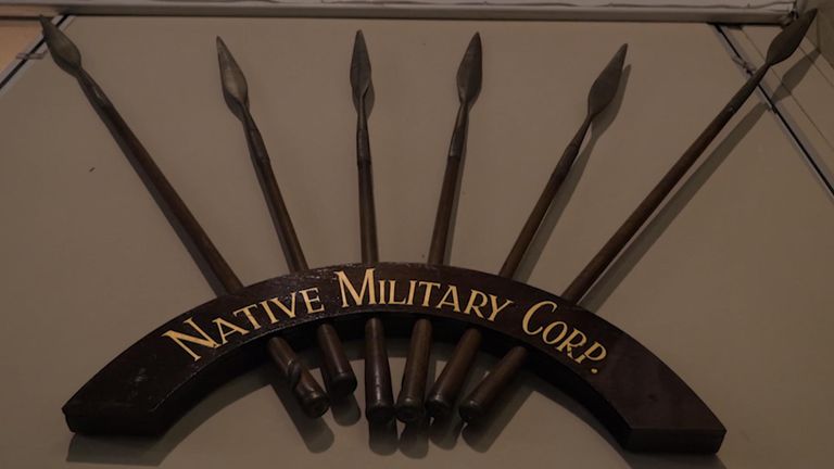 Les soldats noirs de la Native Military Corp n'étaient pas autorisés à servir en première ligne