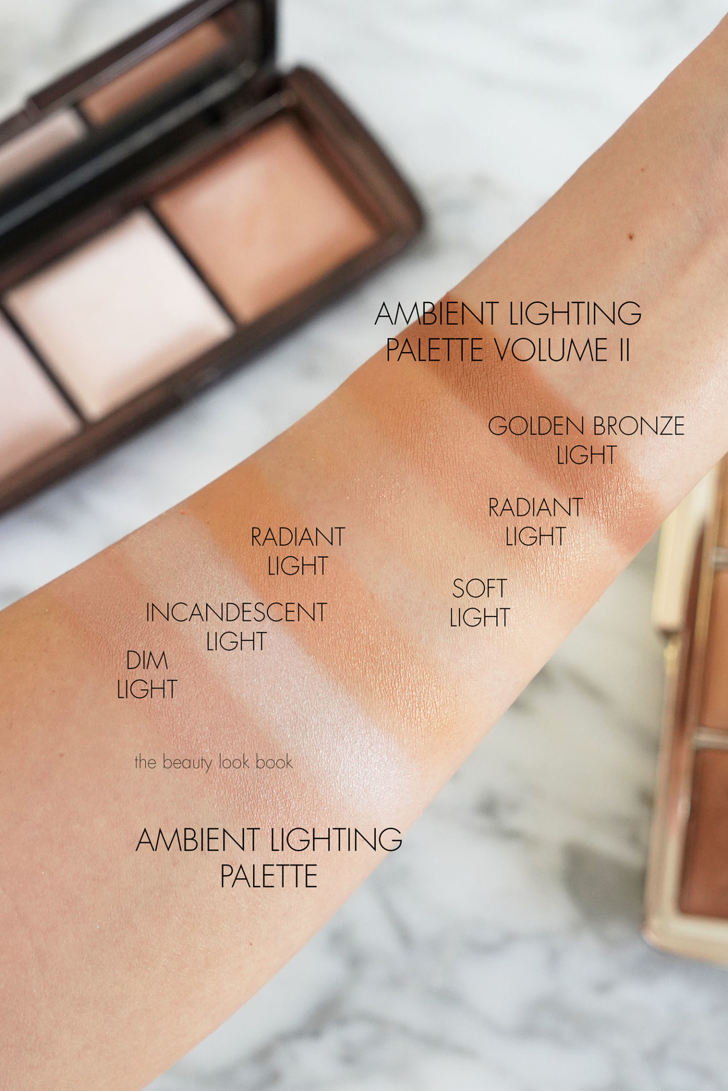 Éclairage ambiant de sablier Modifier la palette Échantillons originaux vs Volume II
