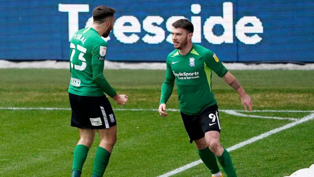 Scott Hogan remporte le vainqueur pour Birmingham pour briser les six meilleurs espoirs de Middlesbrough
