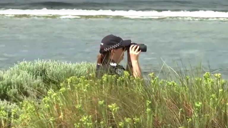 Police sur les lieux