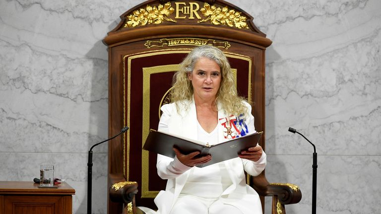 La gouverneure générale du Canada, Julie Payette