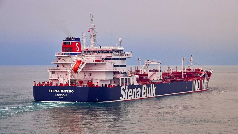 Les gardiens de la révolution iraniens ont déclaré à la télévision d'État avoir saisi le Stena Impero.  Pic de fichier: Stena Bulk