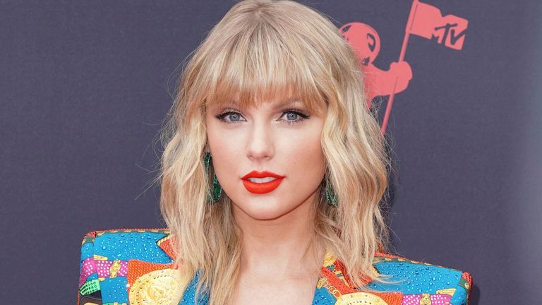 Taylor Swift aux MTV Video Music Awards 2019 qui ont eu lieu le 26 août 2019 au Prudential Center de Newark, New Jersey, États-Unis.  Pic: AP