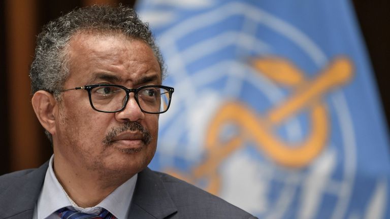 Directeur général de l'OMS Tedros Adhanom Ghebreyesus