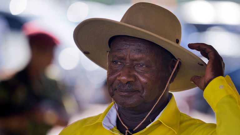 Yoweri Museveni est au pouvoir depuis 1986. File pic