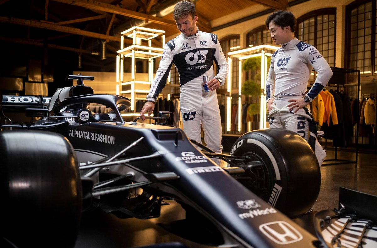 Pierre Gasly et Yuki Tsunoda, Alpha Tauri