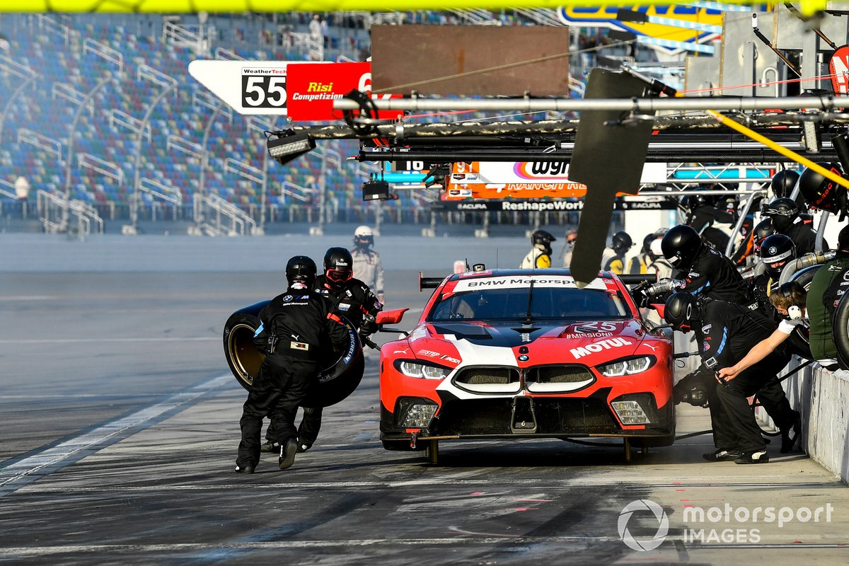 # 25 BMW Team RLL BMW M8 GTE, GTLM: Pit Stop, Timo Glock, Philipp Eng, Bruno Spengler, Connor De Phillippi
