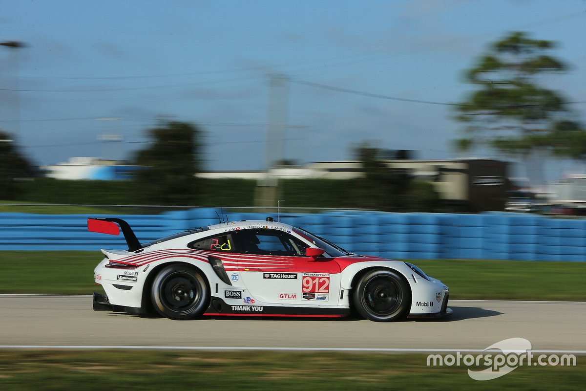 # 912 Porsche GT Team Porsche 911 RSR - 19, GTLM: Laurens Vanthoor, Earl Bamber, Neel Jani