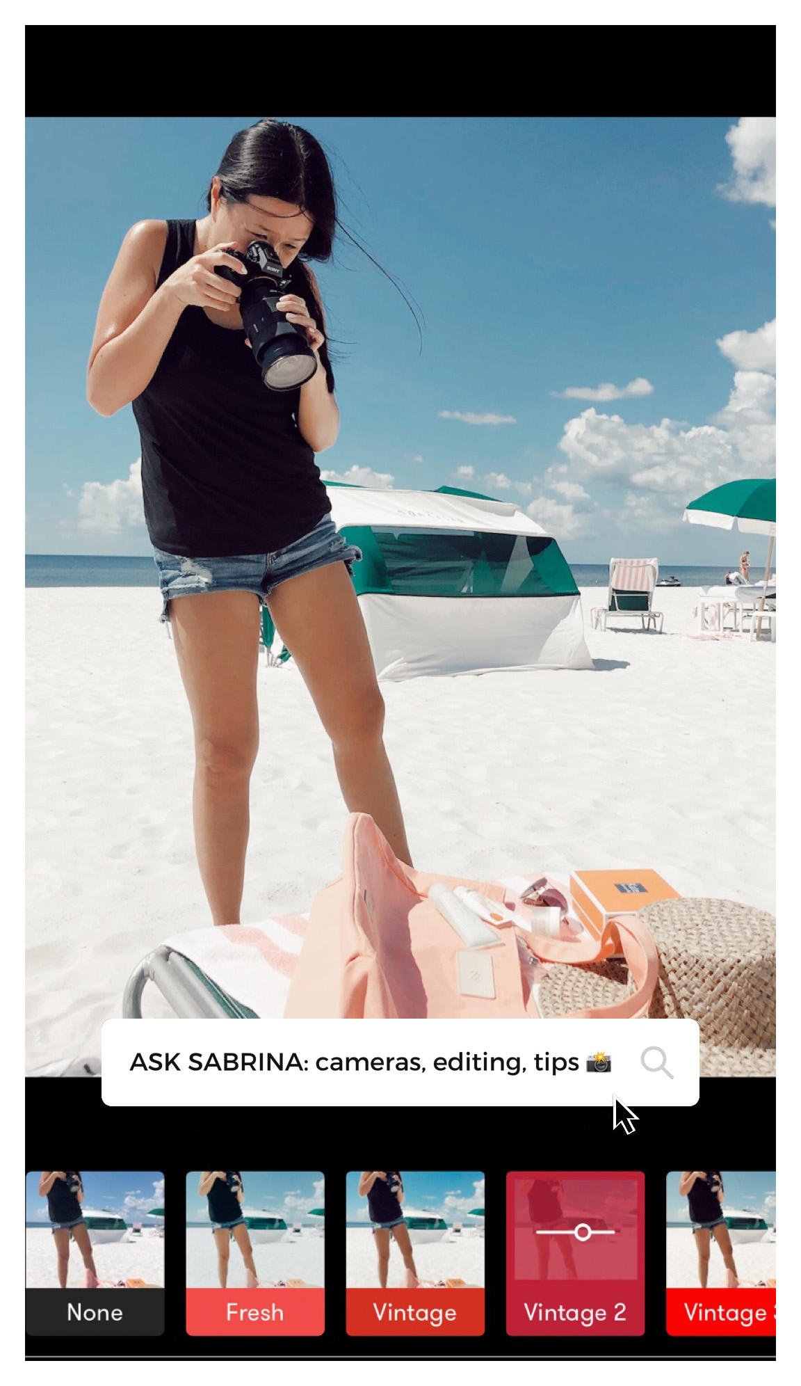 Ask Sabrina Part 3 Caméras, équipement et outils d'édition |  Le Look Book Beauté