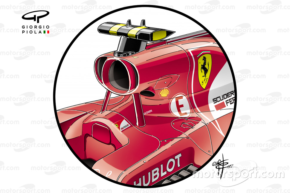 Boîte à air Ferrari SF70H
