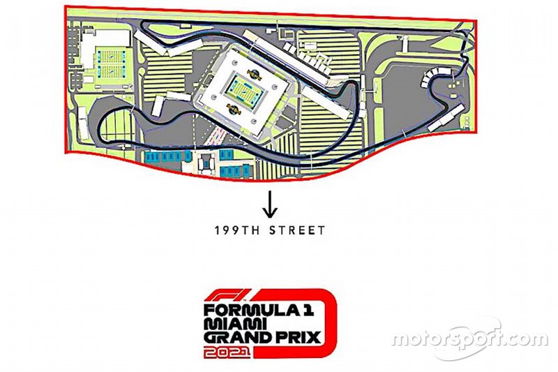 Plan de piste révisé du Grand Prix de Miami