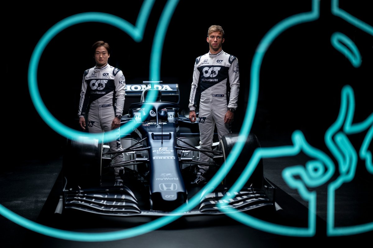 Pierre Gasly et Yuki Tsunoda, Alpha Tauri 