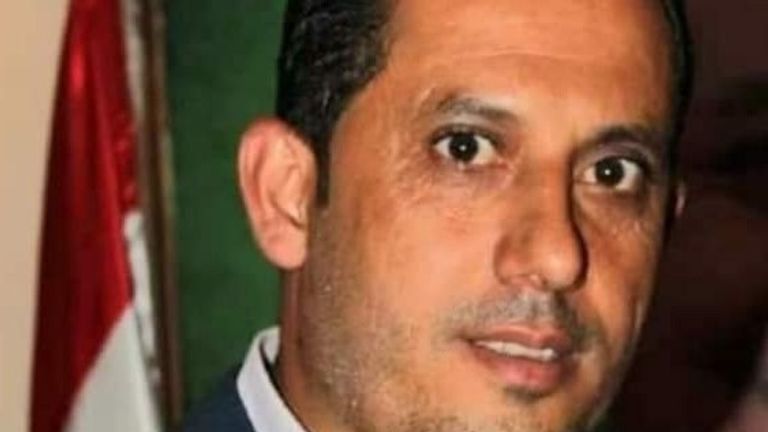 Imad Zahereldine qui a travaillé au port pendant 21 ans et est mort dans l'explosion.  Il était père de quatre jeunes enfants.