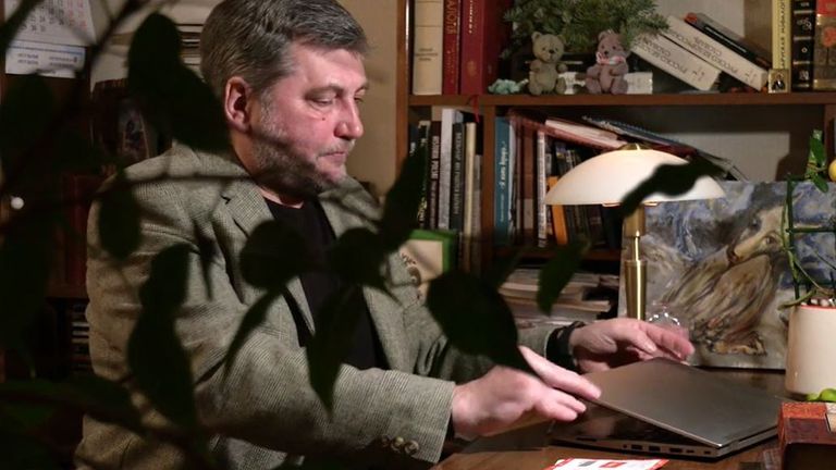 Andrei Bastunets, président de l'Association bélarussienne des journalistes.