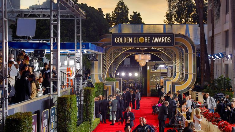 Les Golden Globes ont donné le ton aux très prestigieux BAFTA et Oscars qui suivront.  Pic: AP