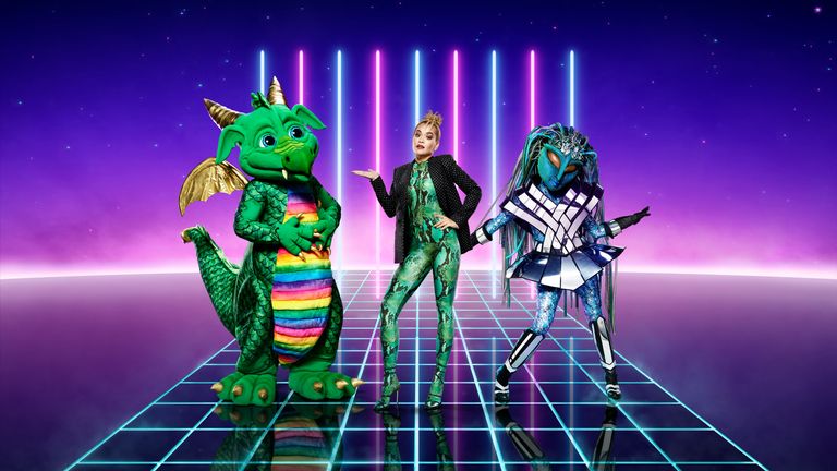 Rita Ora est juge sur The Masked Singer au Royaume-Uni.  Pic: ITV