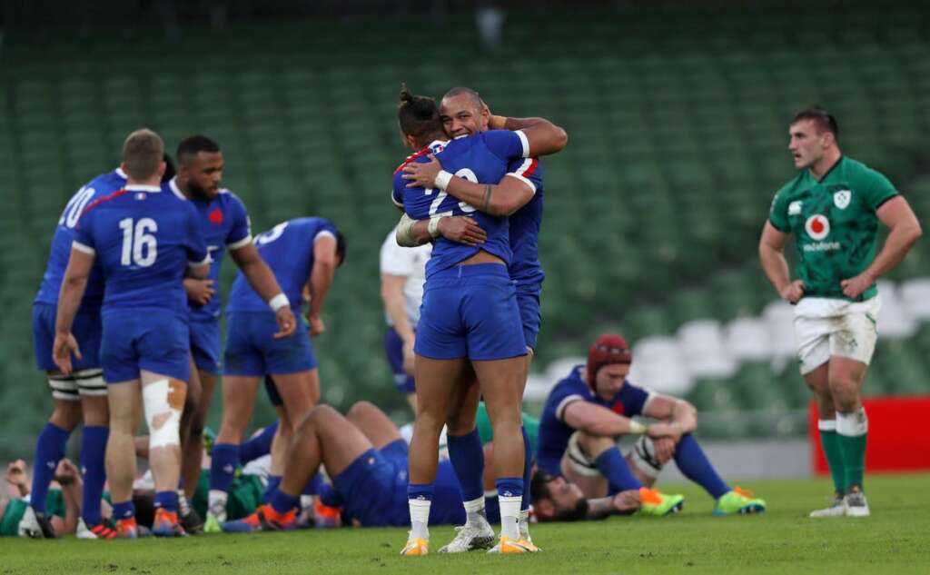 La France tient pour remporter la deuxième victoire des Six Nations et écraser les espoirs de titre de l’Irlande