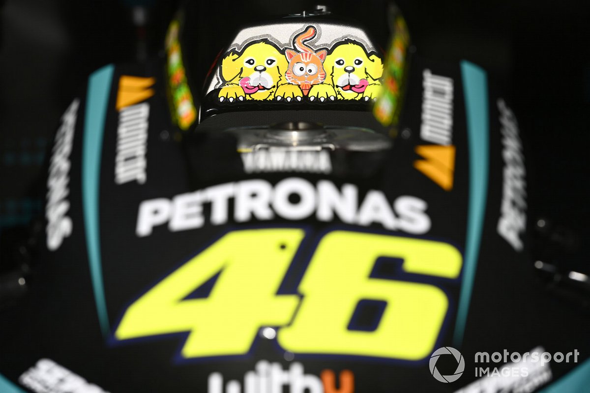 Valentino Rossi, Petronas Yamaha SRT, détail du vélo