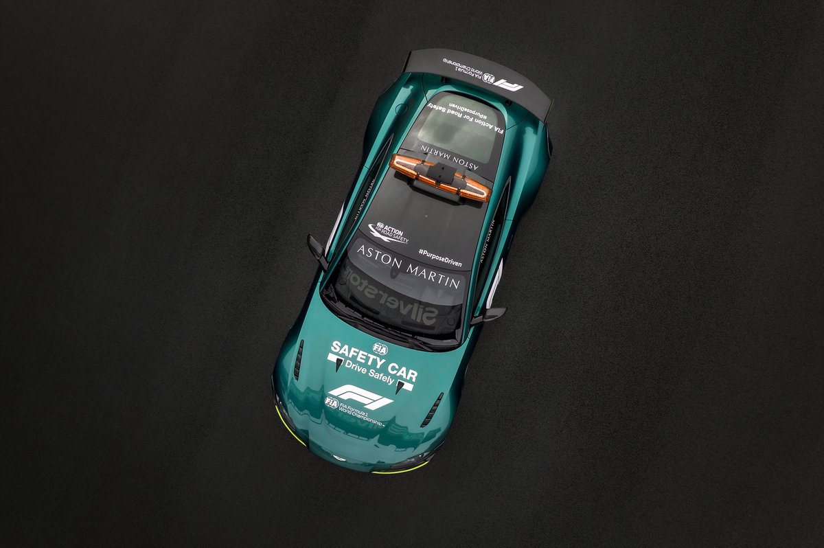 Voiture médicale officielle d'Astonn Martin de Formule 1