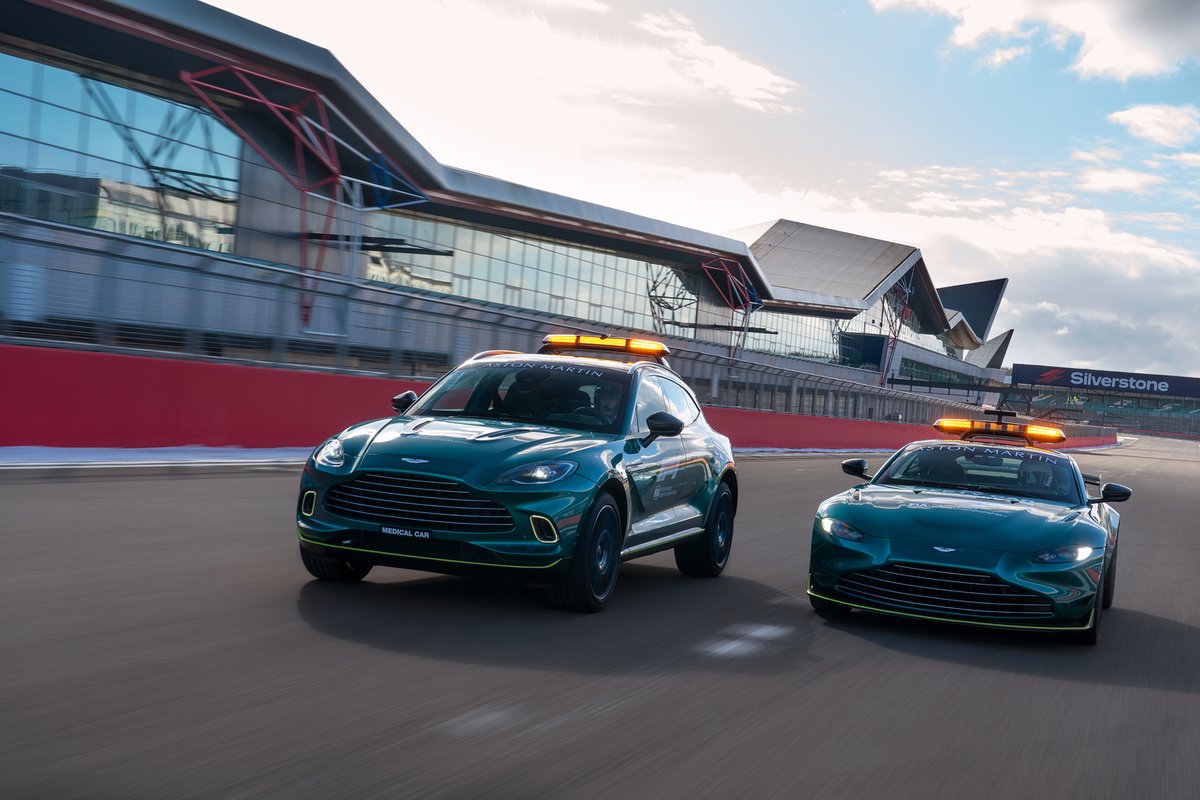 Astonn Martin Official Safety and Medical Cars of Formule 1