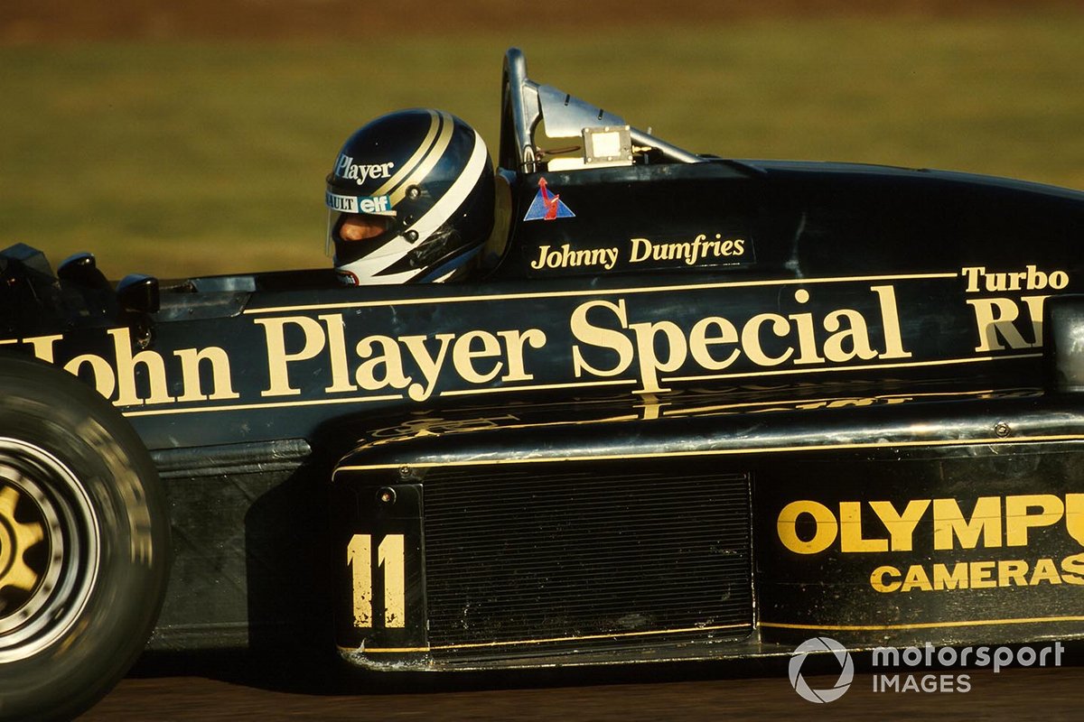 Johnny Dumfries, Lotus 98T Renault