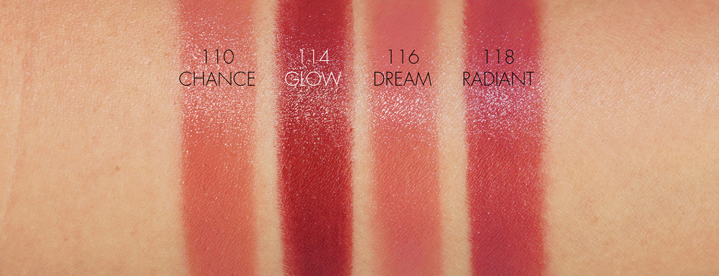 Échantillons de rouge à lèvres hydratant Chanel Rouge Coco Bloom