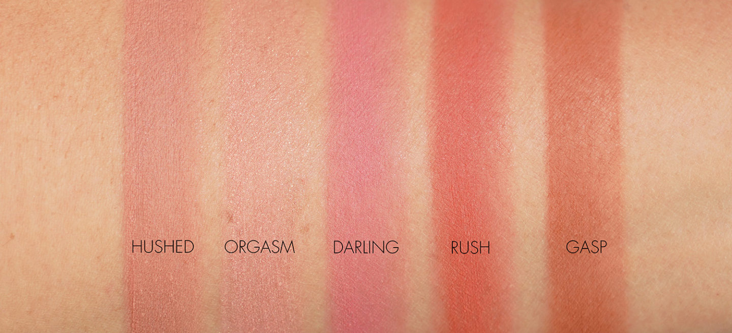 Nuancier NARS Air Matte Blush