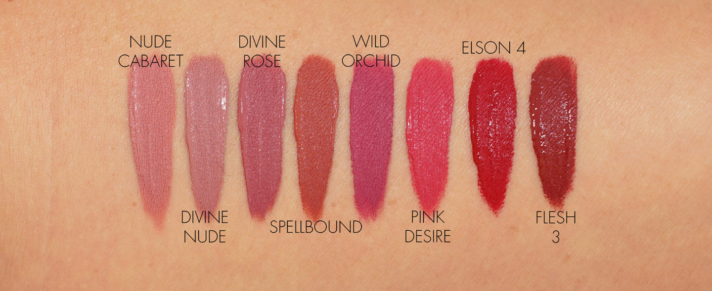 Pat McGrath LiquiLUST Legendary Matte Lipstick Swatches