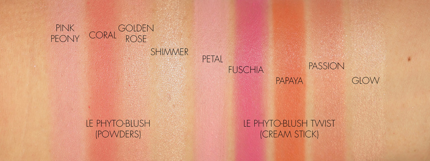 Nuancier Sisley Le Phyto Blush