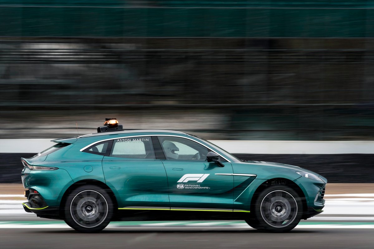 Voiture médicale officielle d'Astonn Martin de Formule 1